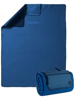 Picknickdeken "City" blauw - (L)170 x (B)130 cm
