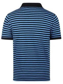 Poloshirt blauw/zwart