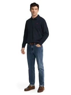 Poloshirt donkerblauw