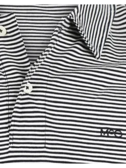 Poloshirt donkerblauw/wit