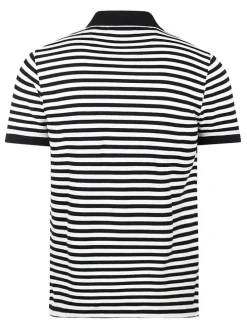 Poloshirt donkerblauw/wit