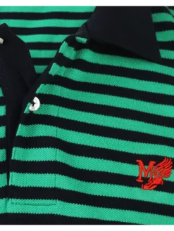 Poloshirt groen/zwart