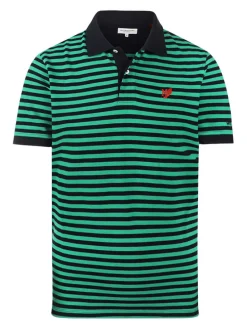 Poloshirt groen/zwart