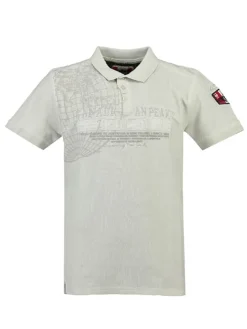 Poloshirt "Kobias" lichtgrijs