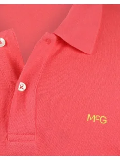 Poloshirt koraalrood