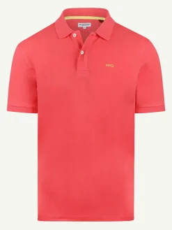 Poloshirt koraalrood