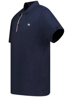 Poloshirt "Krown" donkerblauw