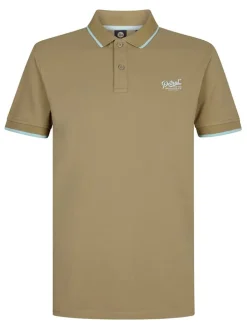 Poloshirt lichtbruin
