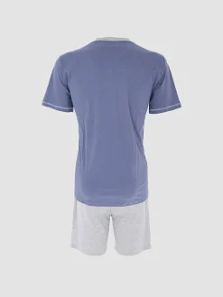 Pyjama blauw/grijs