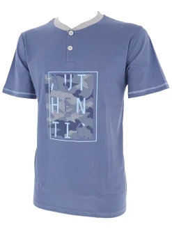 Pyjama blauw/grijs