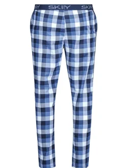 Pyjamabroek blauw/wit