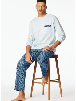 Pyjama lichtblauw/blauw