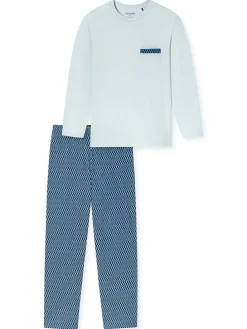 Pyjama lichtblauw/blauw