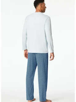 Pyjama lichtblauw/blauw