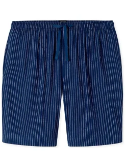 Pyjamashorts donkerblauw