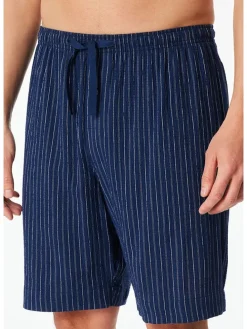 Pyjamashorts donkerblauw