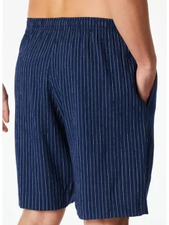Pyjamashorts donkerblauw