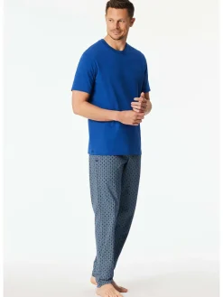 Pyjamatop blauw