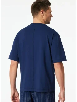 Pyjamatop donkerblauw
