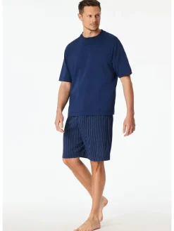 Pyjamatop donkerblauw