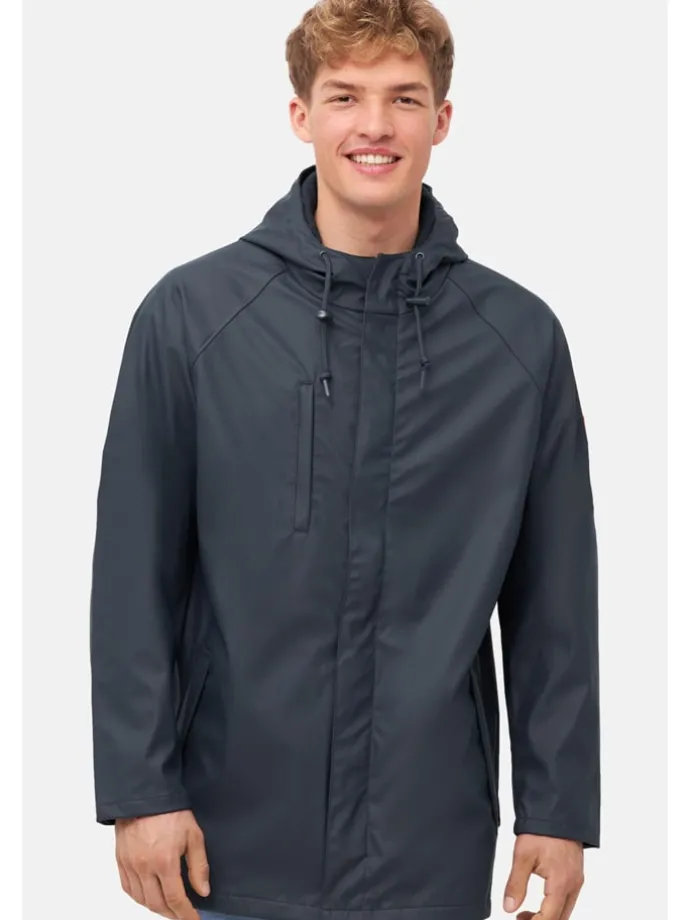 Regenjas donkerblauw