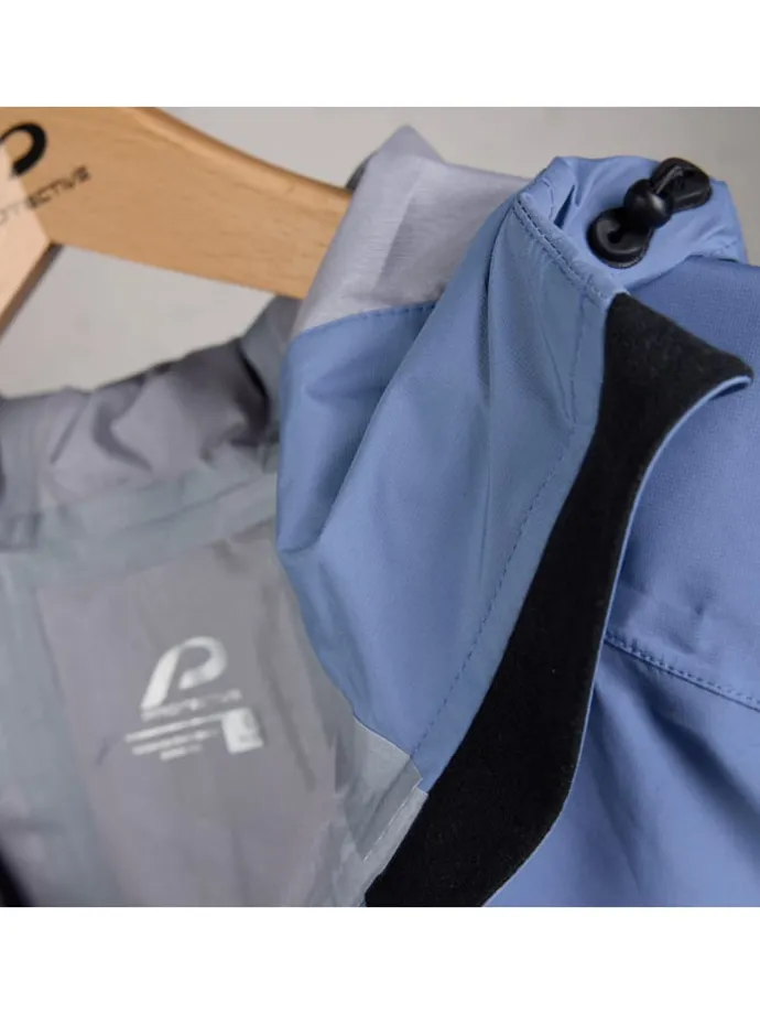Regenjas "Space Age" blauw