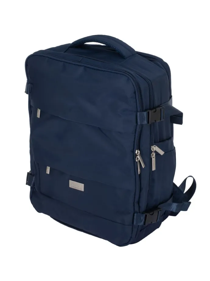 Reis-/businessrugzak donkerblauw - (B)30 x (H)40 x (D)20 cm