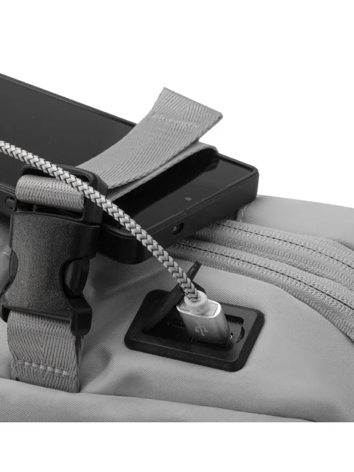 Reis-/businessrugzak grijs - (B)30 x (H)40 x (D)20 cm