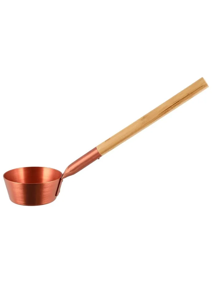 Saunalepel beige/koperkleurig - (L)43 cm