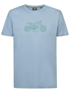 Shirt lichtblauw