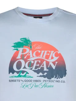 Shirt lichtblauw