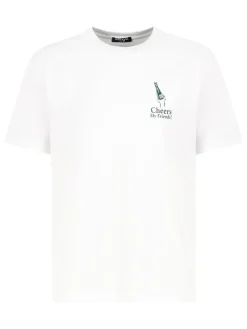 Shirt wit/groen