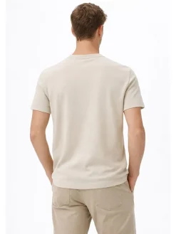 Shirt zandkleurig