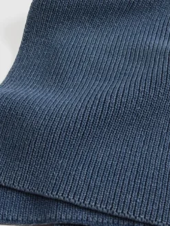 Sjaal donkerblauw - (L)180 cm