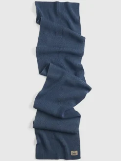 Sjaal donkerblauw - (L)180 cm