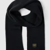 Sjaal zwart - (L)175 x (B)30 cm
