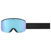 Ski-/snowboardbril "Axis" zwart/lichtblauw