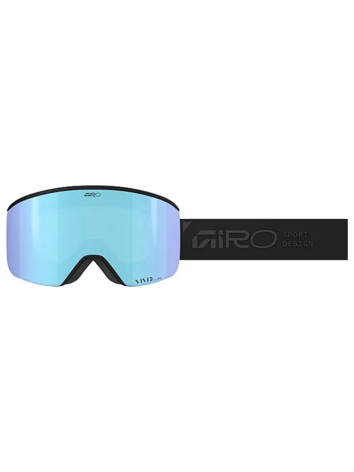 Ski-/snowboardbril "Axis" zwart/lichtblauw