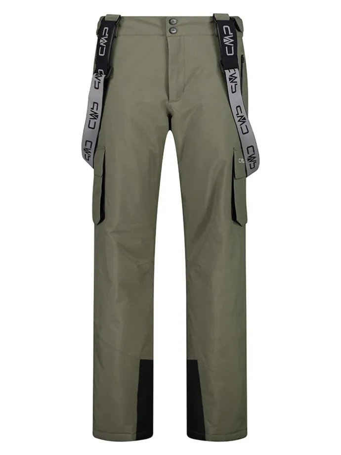 Ski-/snowboardbroek kaki