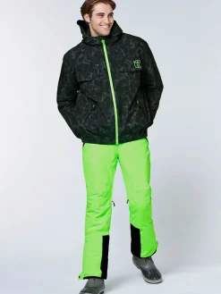 Ski-/snowboardbroek lichtgroen