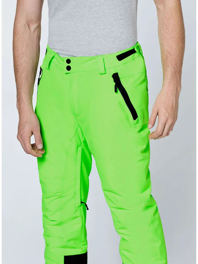 Ski-/snowboardbroek lichtgroen