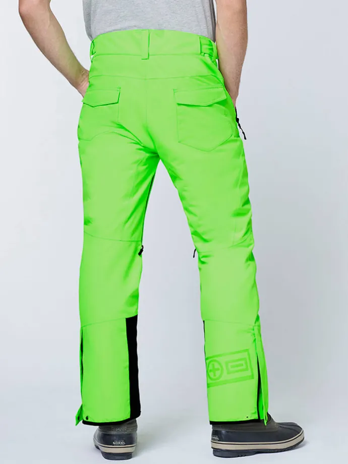 Ski-/snowboardbroek lichtgroen