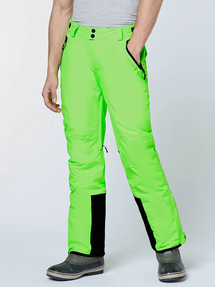Ski-/snowboardbroek lichtgroen