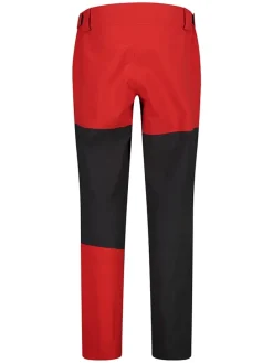 Ski-/snowboardbroek rood/zwart