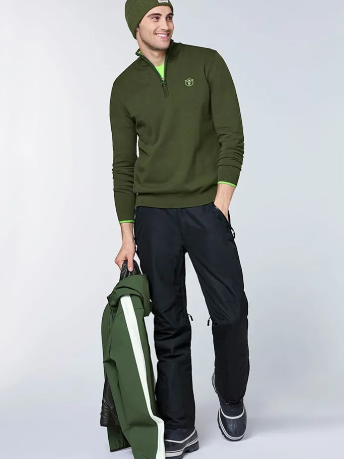Ski-/snowboardbroek zwart