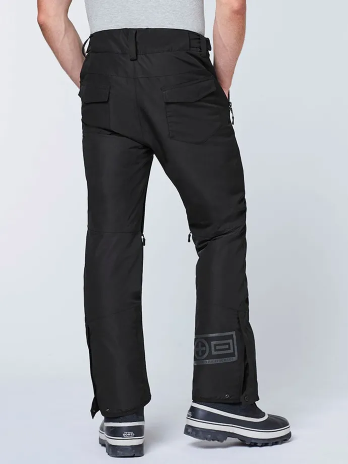 Ski-/snowboardbroek zwart