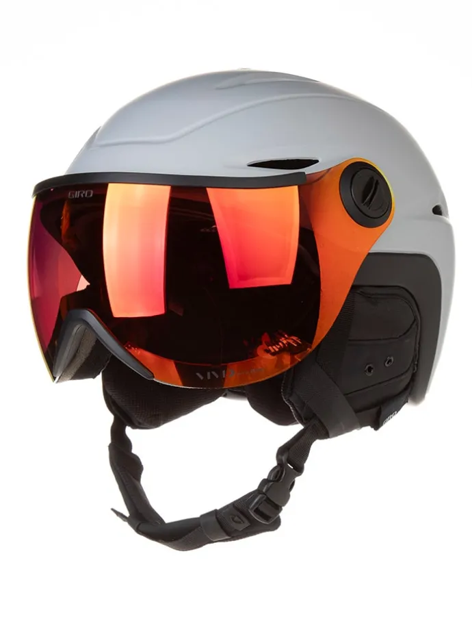 Ski-/snowboardhelm "Vueips" lichtgrijs