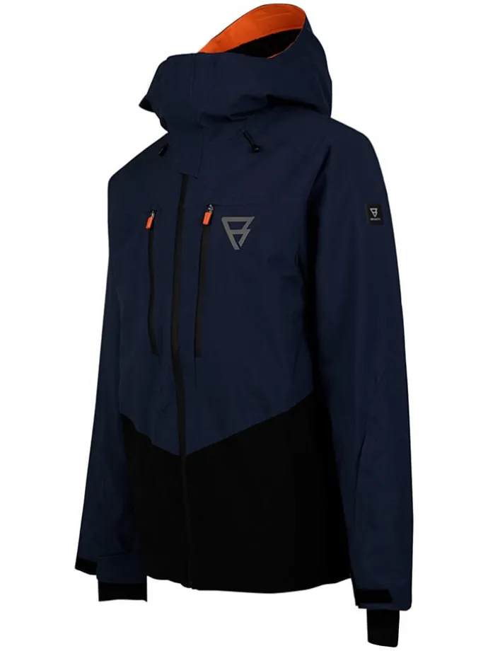 Ski-/Snowboardjas "Kendron" donkerblauw/zwart