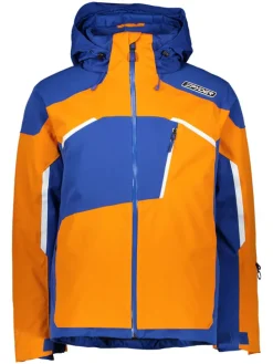 Ski-/Snowboardjas "Leader" oranje/blauw