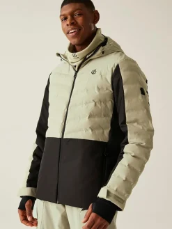Ski-/snowboardjas "Ollie III" crème/zwart